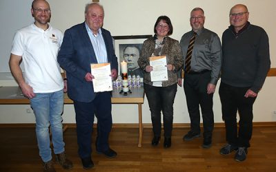 KF Beratzhausen Ehrung für engagierte Mitglieder