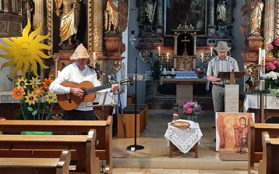 KF Pförring beim Abendlob und Abendbrot in Menning